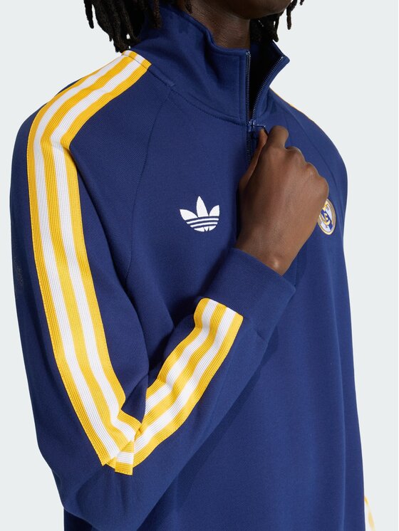 adidas adidas Bluza Real Madrid Originals Błękitny Regular Fit