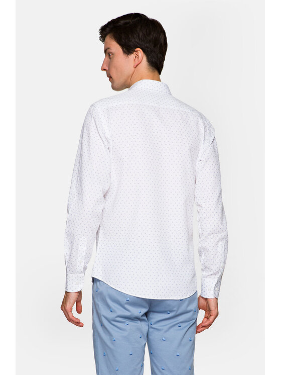 Lancerto Lancerto Koszula Ariana KO073121000010 Biały Slim Fit