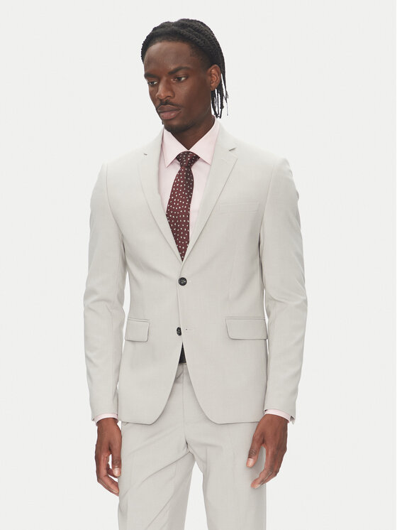 Lindbergh Lindbergh Oblek 30-61040 Sivá Slim Fit