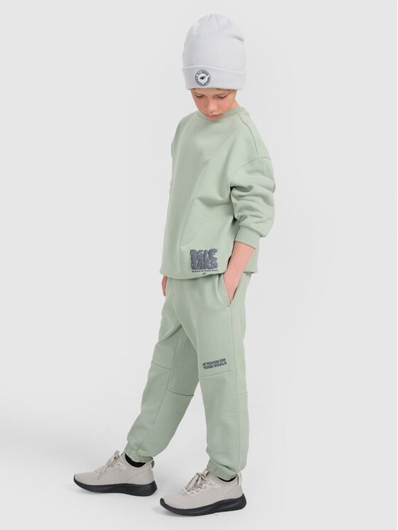 4F 4F Felpa 4FJRAW25TSWSM2448-44S Verde Oversize