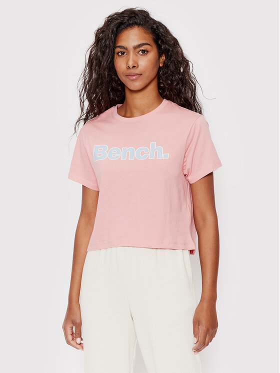 Bench Bench T-Shirt Kay 117362 Różowy Regular Fit
