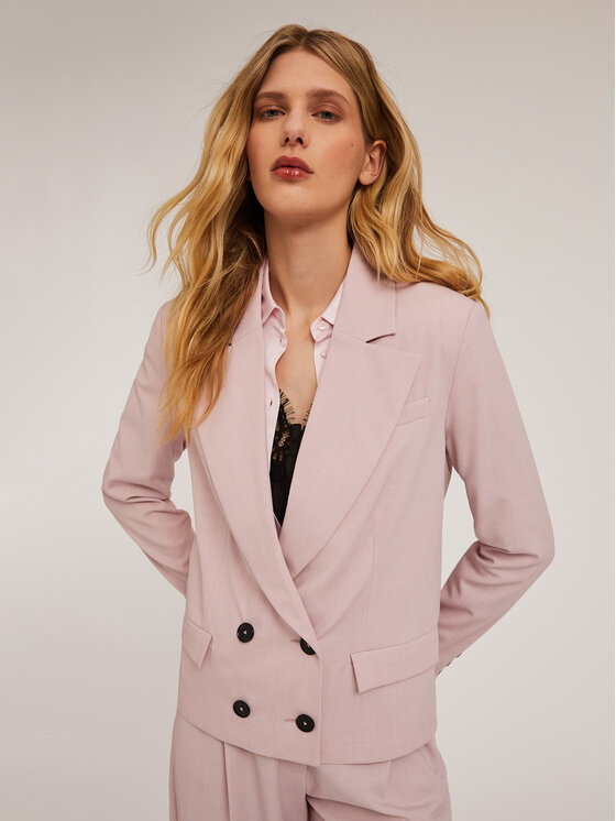 Motivi Motivi Giacca di transizione Q659Q000841N009 Rosa Regular Fit