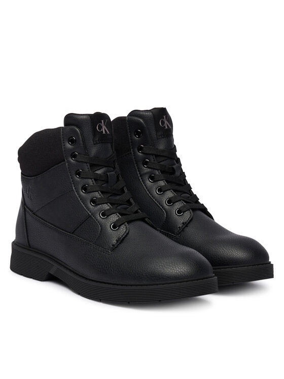 Calvin Klein Calvin Klein Auliniai batai Lace-Up Bootie V3X5-83187-1695 D Juoda
