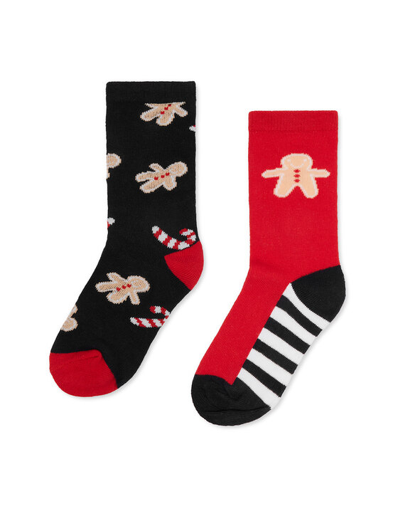 Action Boy Action Boy Lange Socken 8KB-005-AW23 (2-pack) Bunt