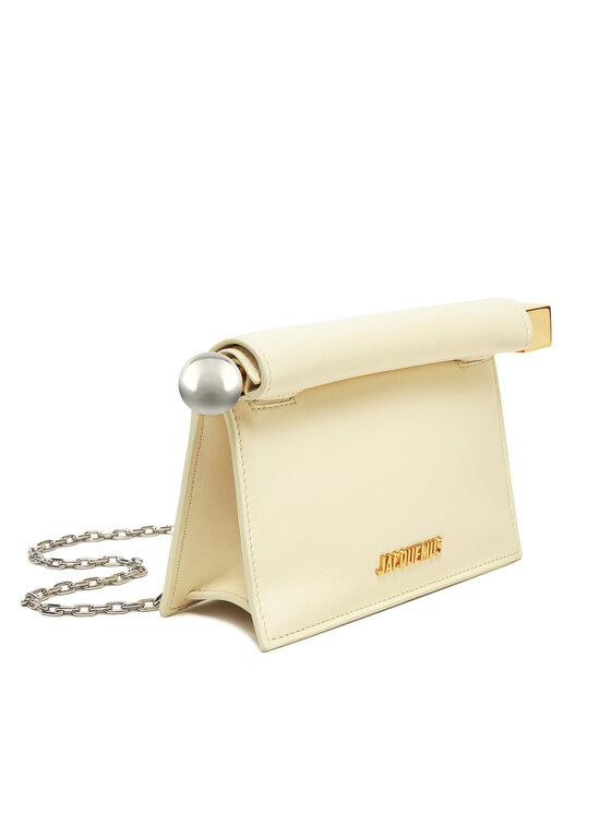 JACQUEMUS JACQUEMUS Torbica La Petite Pochette Rond C 241BA392-3171 Écru