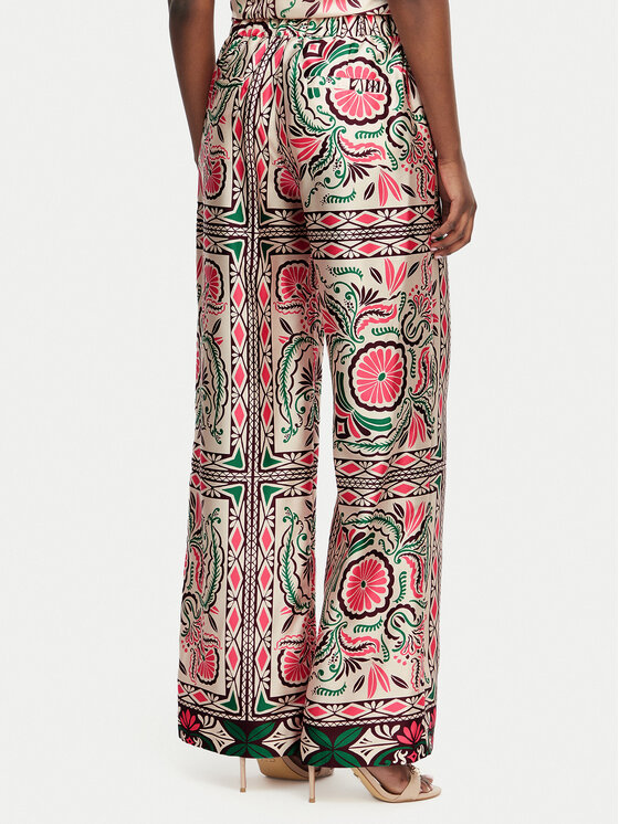 Morgan Morgan Pantaloni din material 261-PARA.F Colorat Wide Leg