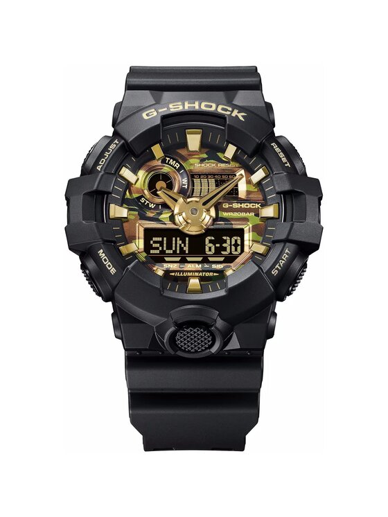 Casio Casio Zegarek GA-700CF-1AER Czarny