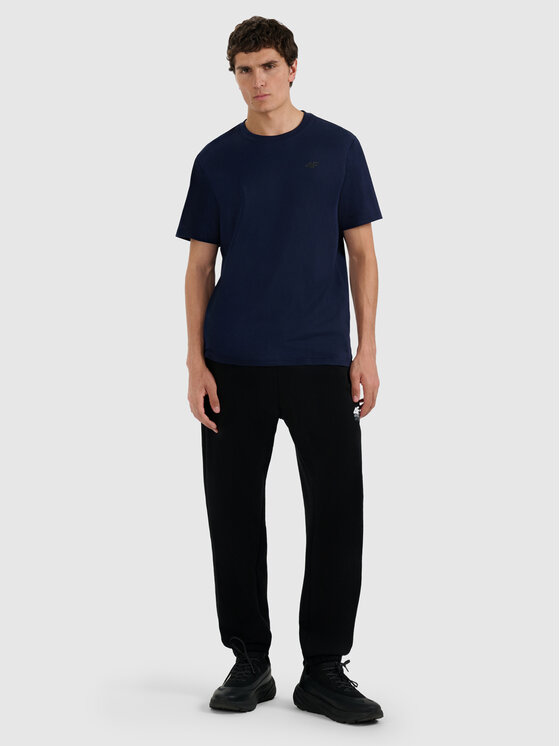 4F 4F T-Shirt NOS Granatowy Regular Fit