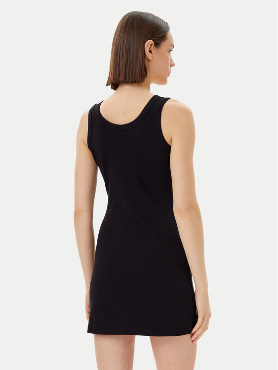 Guess Guess Každodenné šaty V5GK06 K8RT2 Čierna Slim Fit