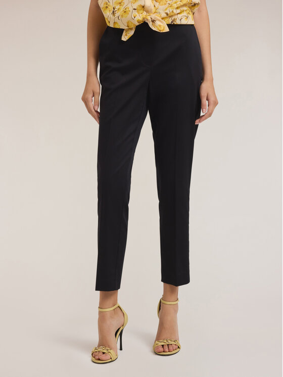 Motivi Motivi Pantaloni di tessuto P203Q203925N033 Nero Regular Fit