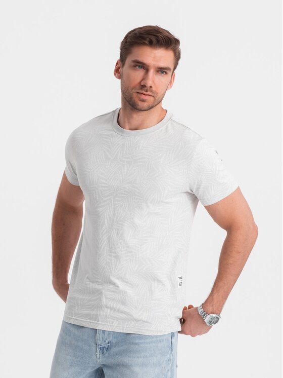T-Shirt Ombre, Rozmiar XXL, Szare, OM-TSFP-0182
