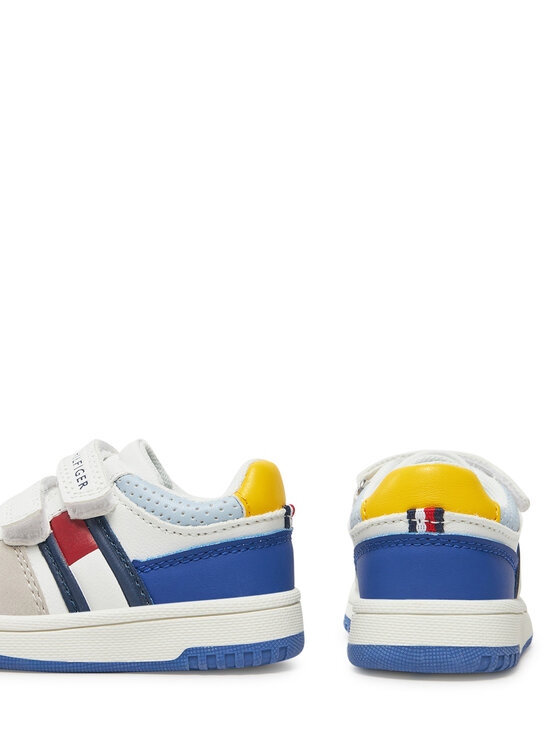 Tommy Hilfiger Tommy Hilfiger Tossud Flag Low Cut Velcro Sneaker T1X9-33844-1269 M Valge