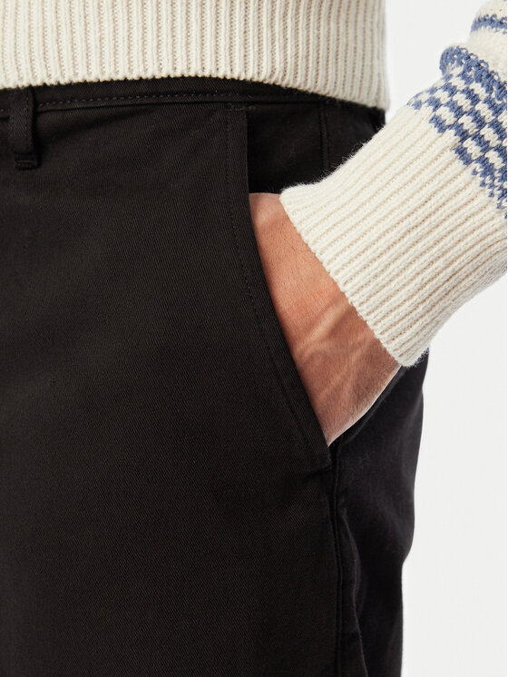 Guess Guess Chino nohavice M5YB60 WGCV1 Čierna Wide Leg