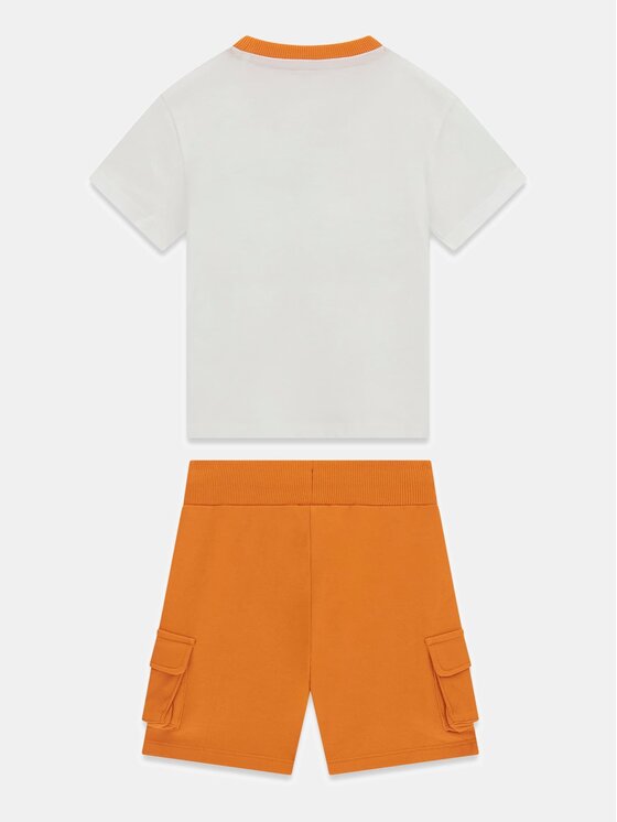 Guess Guess Komplet majica in kratke hlače N6GG02 K8HM4 Pisana Regular Fit