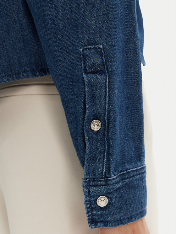 Calvin Klein Jeans Calvin Klein Jeans džínsová košeľa J20J225518 Tmavomodrá Relaxed Fit