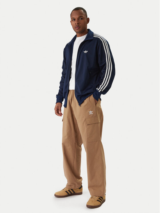 adidas adidas Sweatshirt Firebird KD8313 Dunkelblau Loose Fit