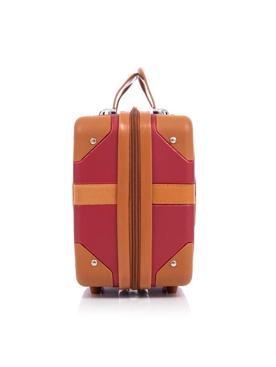 Semi Line Semi Line Potovalni kovček T5840-1 Bordo rdeča
