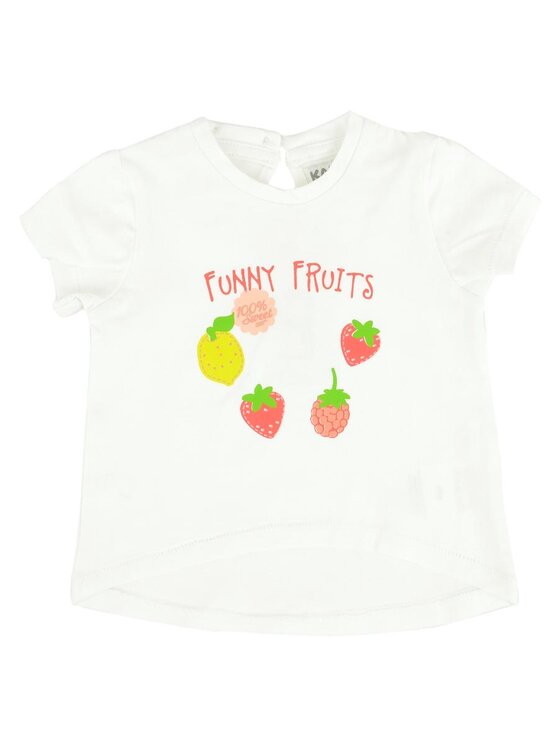 Kanz Kanz T-Shirt 1512173-1000 Biały Basic Fit