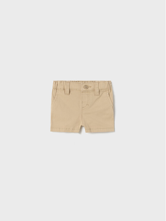 Mayoral Mayoral Pantaloncini di tessuto 201 Beige