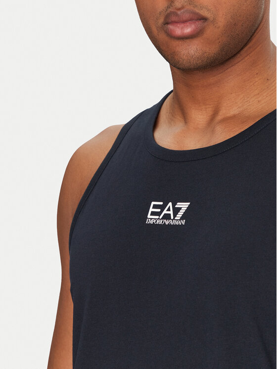 EA7 Emporio Armani EA7 Emporio Armani Tank top 7M000295 AF10375 UB102 Granatowy Regular Fit