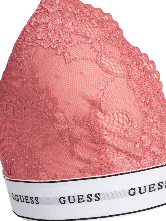 Guess Guess Bralette krūšturis O97C02 KBBT0 Rozā