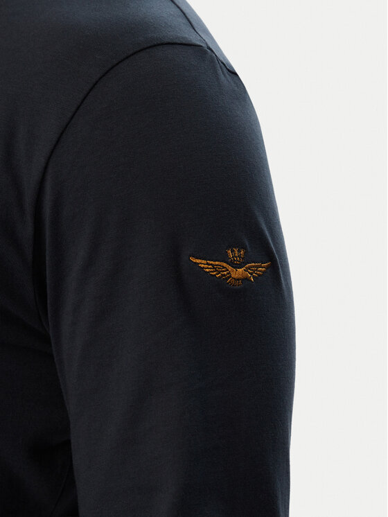 Aeronautica Militare Aeronautica Militare Longsleeve 262TS2571UJ00641 Granatowy Regular Fit