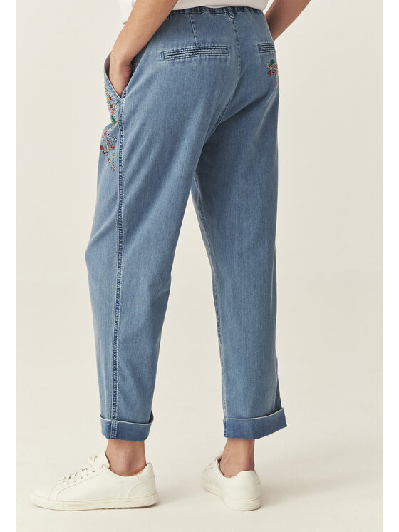 TATUUM TATUUM Jeansy SEREMIO Modrá Loose Fit
