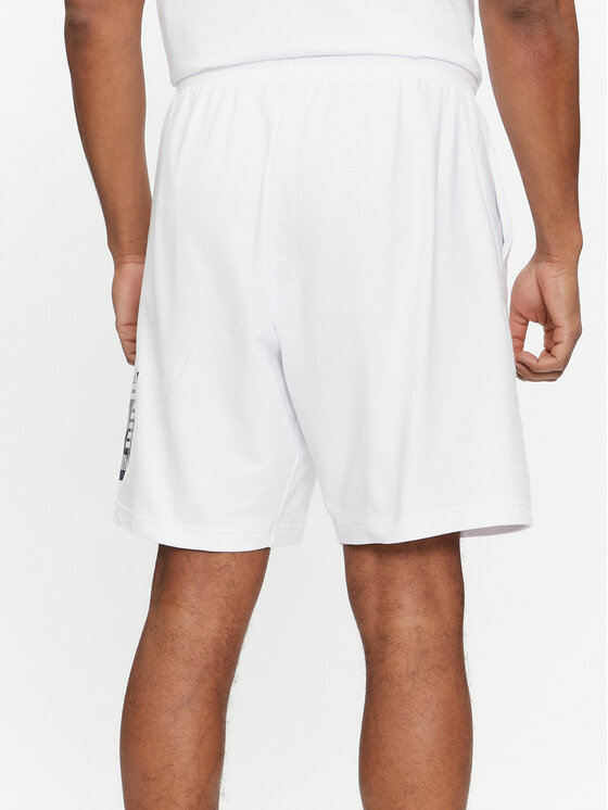 EA7 Emporio Armani EA7 Emporio Armani Szorty sportowe 3DPS63 PJ05Z 1100 Biały Regular Fit