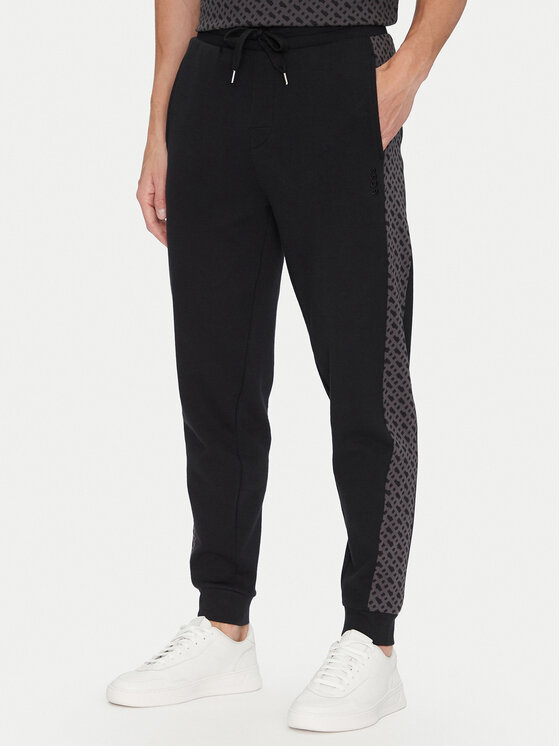 BOSS BOSS Spodnji del trenirke Luke 50546839 Črna Regular Fit