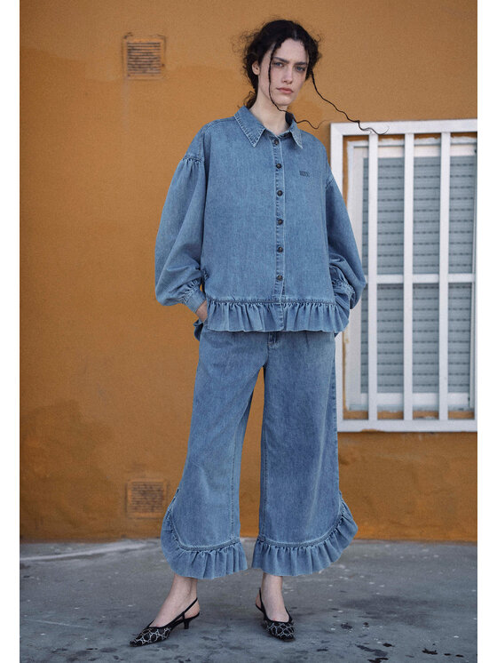 BIZUU BIZUU Jeansy NELLA Niebieski Standard Fit