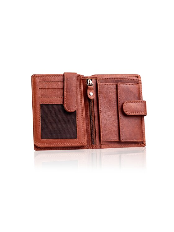 Mustang Mustang Portfel DENIMO HIGH WALLET Brązowy