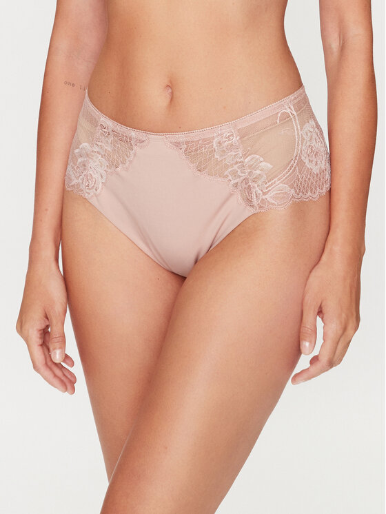 Figi klasyczne, rozmiar 40, Różowe, Wild Peony Florale 10209626