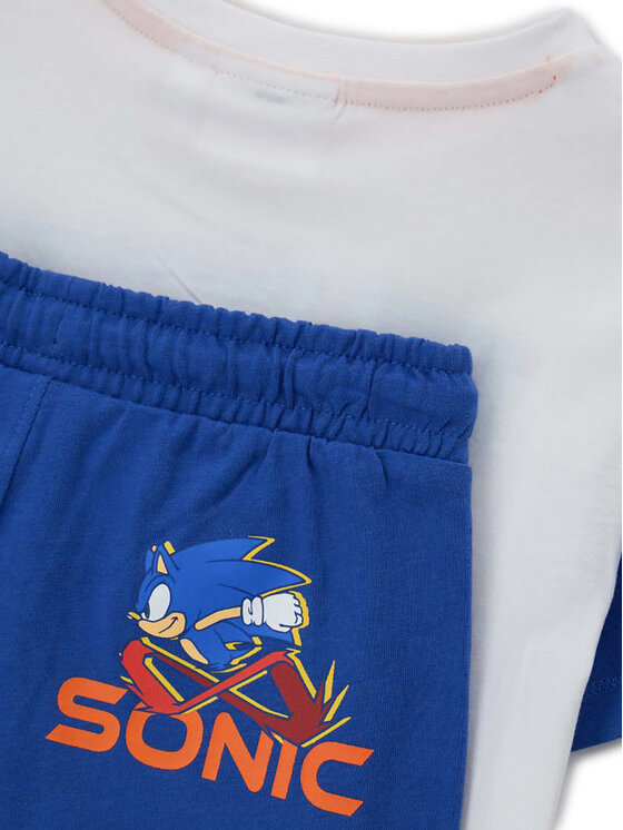 Original Marines Original Marines Set tricou și pantaloni scurți DFPV2230CM Albastru Regular Fit