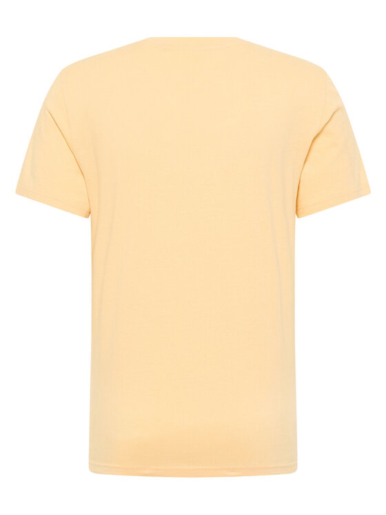Mustang Mustang T-Shirt AUSTIN Żółty Regular Fit