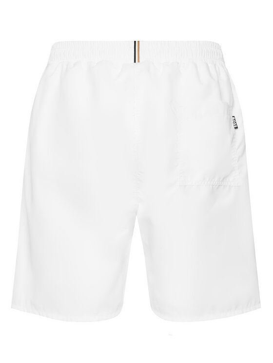 BOSS BOSS Ujumisšortsid Swordfish 50554613 Valge Regular Fit