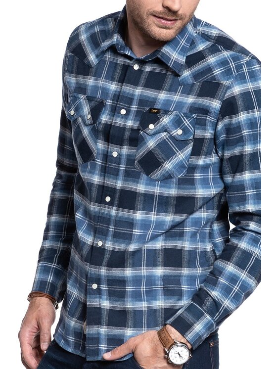 Lee Lee Camicia RIDER SHIRT Bianco Regular Fit