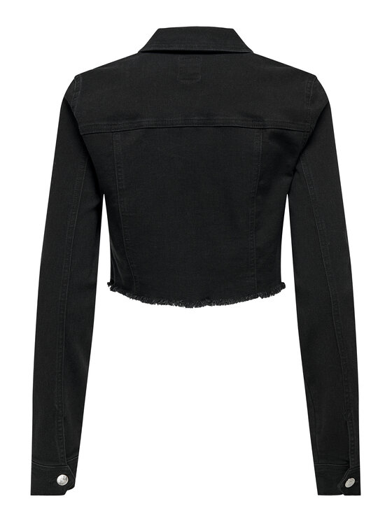 ONLY ONLY Джинсова куртка Woder 15256098 Чорний Regular Fit
