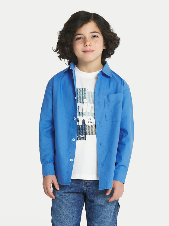 Original Marines Original Marines Cămașă DEA2510B Albastru Regular Fit