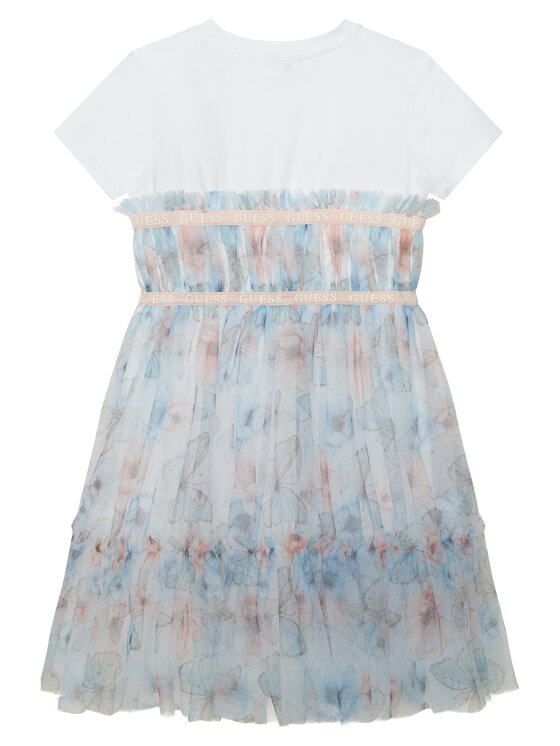 Guess Guess Elegantna obleka J6RK17 K6YW0 Pisana Regular Fit