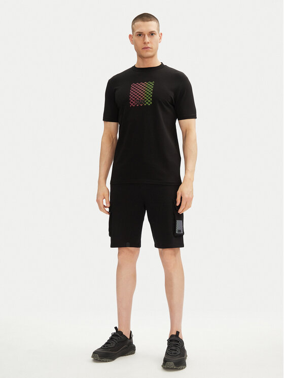 KARL LAGERFELD KARL LAGERFELD Tričko 755404 552235 Čierna Regular Fit