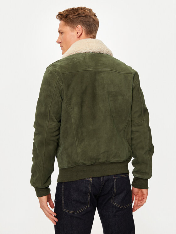SCHOTT N.Y.C. SCHOTT N.Y.C. Prijelazna jakna LC2410S Zelena Regular Fit