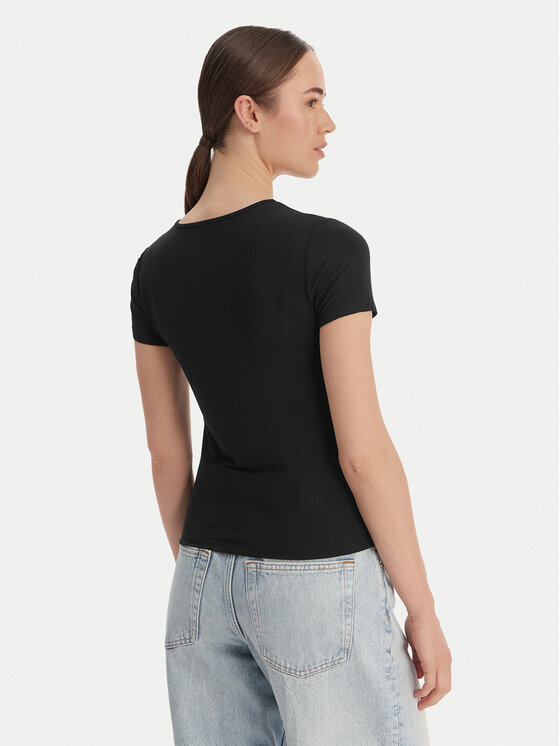 Calvin Klein Calvin Klein Póló LV00QS7618 Fekete Slim Fit