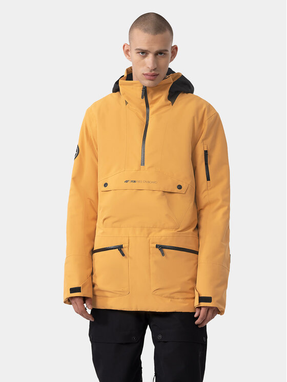 4F 4F Snowboard jakna 4FAW23TTJAM290 Narančasta Regular Fit