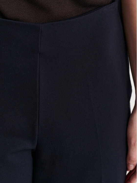 TATUUM TATUUM Kalhoty z materiálu LARETE Tmavomodrá Wide Fit