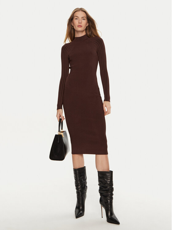Marciano Guess Marciano Guess Плетена рокля 4BGK45 5036Z Кафяв Regular Fit