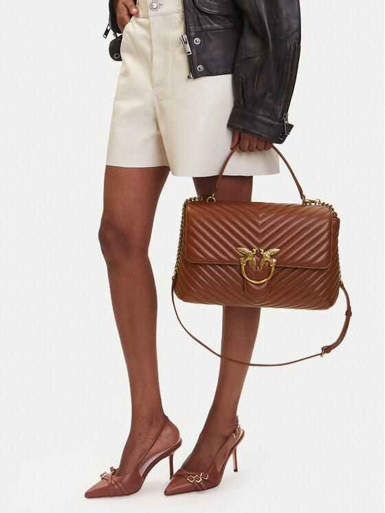 PINKO PINKO Τσάντα Love Lady Puff Big Cl 100042 A0GK L84Q Καφέ