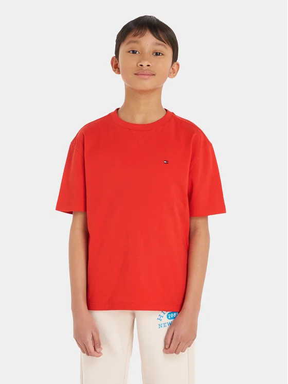 Tommy Hilfiger T-Shirt KB0KB08575 S Orange Regular Fit