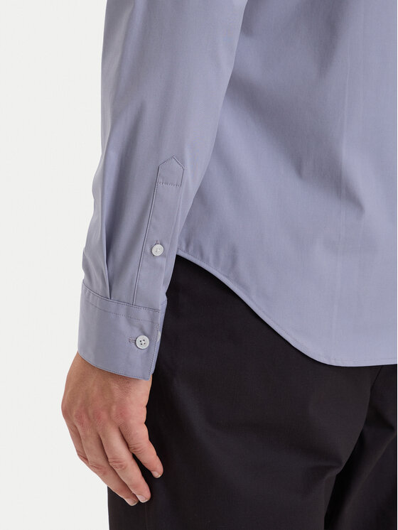 Calvin Klein Calvin Klein Cămașă LV04LB145G Mov deschis Slim Fit