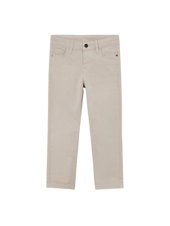 Mayoral Mayoral Текстилни панталони 505 Бежов Regular Fit