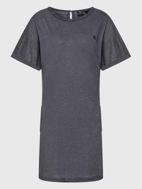 G-Star Raw G-Star Raw Kasdieninė suknelė Joosa D17175-4107-B564 Pilka Regular Fit